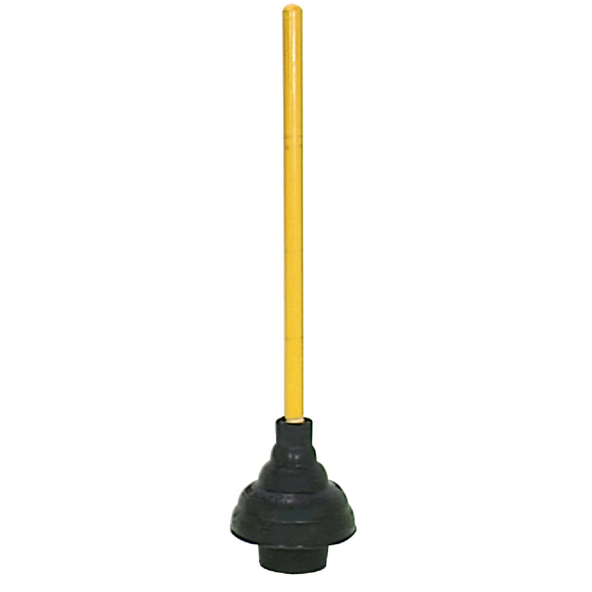 6 Inch Tapered Cup Toilet Plunger Model 407866 Heavy-duty Rubber
