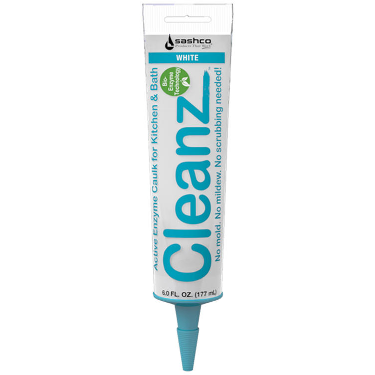 6 Oz. White Active Enzyme Kitchen & Bath Caulk - Mold Resistant