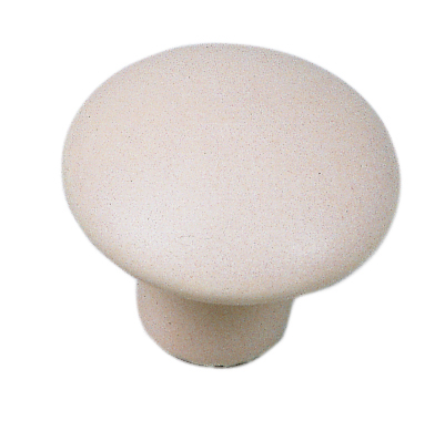 03983 1 3/8 Inch Diameter Blush Ceramic Mushroom Knob