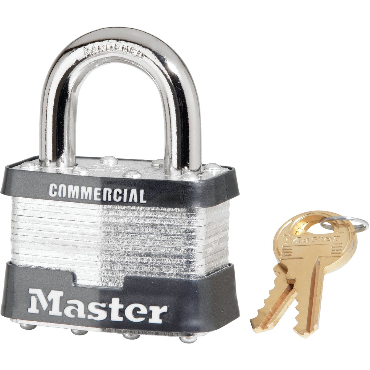 A201 2 Inch Wide 4-pin Keyed Alike Padlock With Steel Shackle