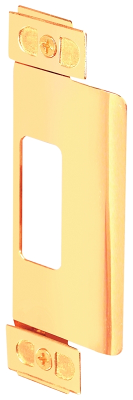 Large Brass Adjustable Door Strike Plate 4-7/8 In. X 1-1/4 In.