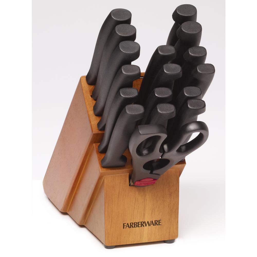 18-piece Never Needs Sharpening Cutlery Set With Block
