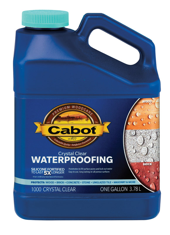 1000 Clear Silicone Waterproofing Sealer, 1 Gallon - Advanced Water-based Protection