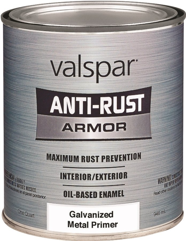 Anti-rust Galvanized Metal Primer - 1 Quart Oil-based Primer