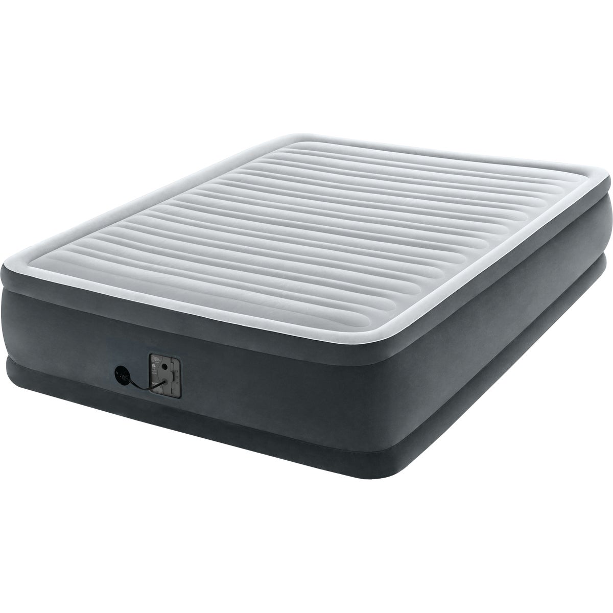 Queen Size Elevated Air Mattress With Built-in Electric Pump, 18-inch