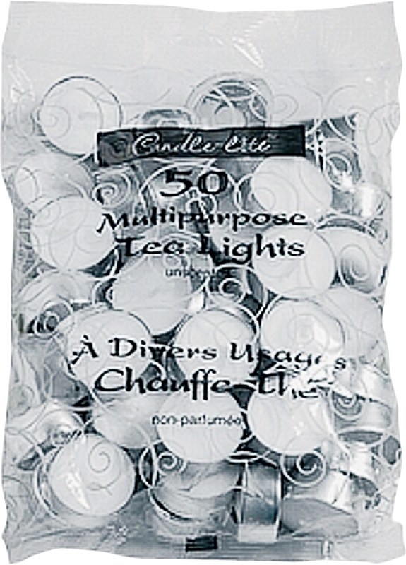 Candle-Lite Unscented Multipurpose Tea Lights (50-Pack)