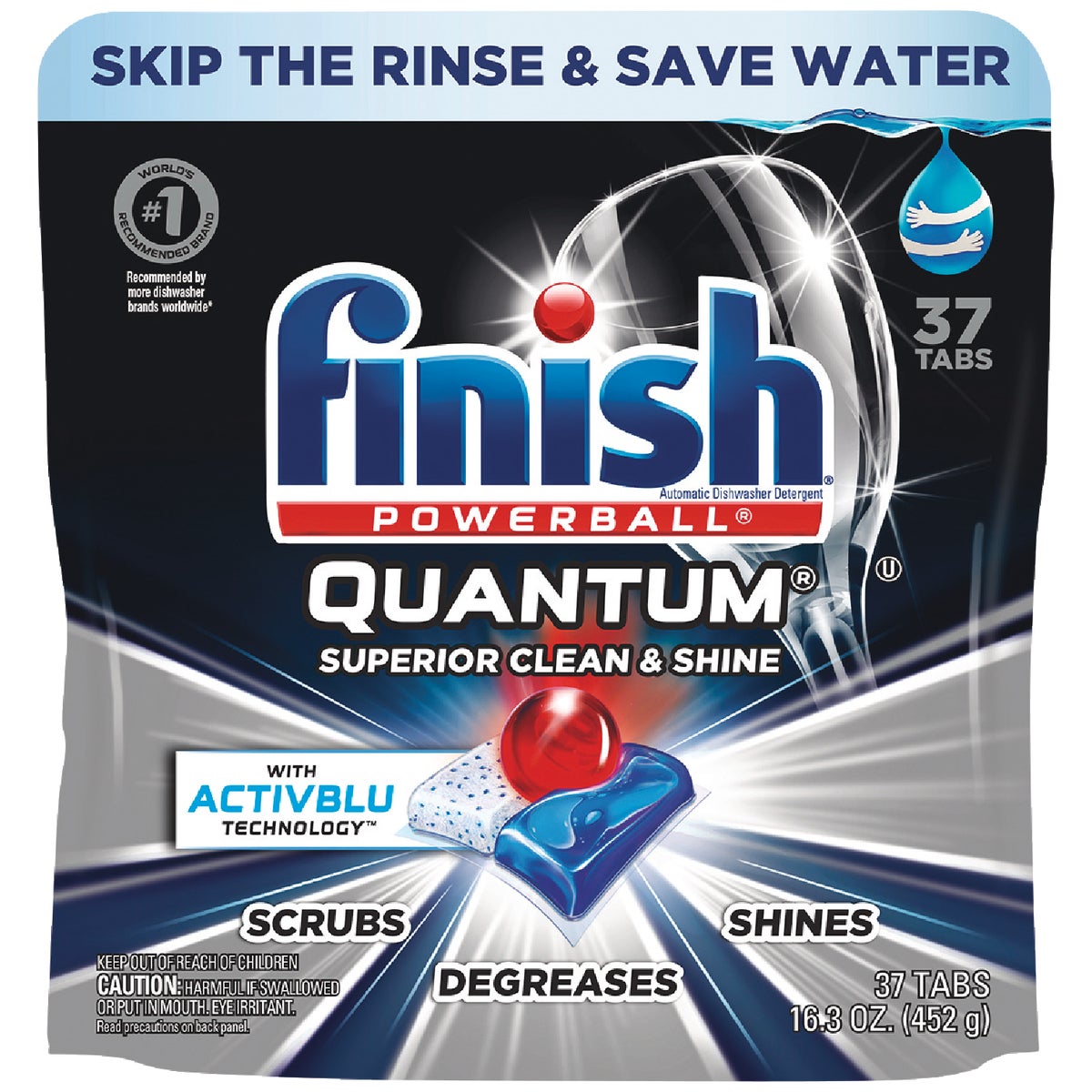 Finish Powerball Quantum Dishwasher Detergent (36-Count)