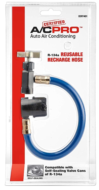 R-134a Recharge Hose Cert401-1 For Self-sealing Valve Cans