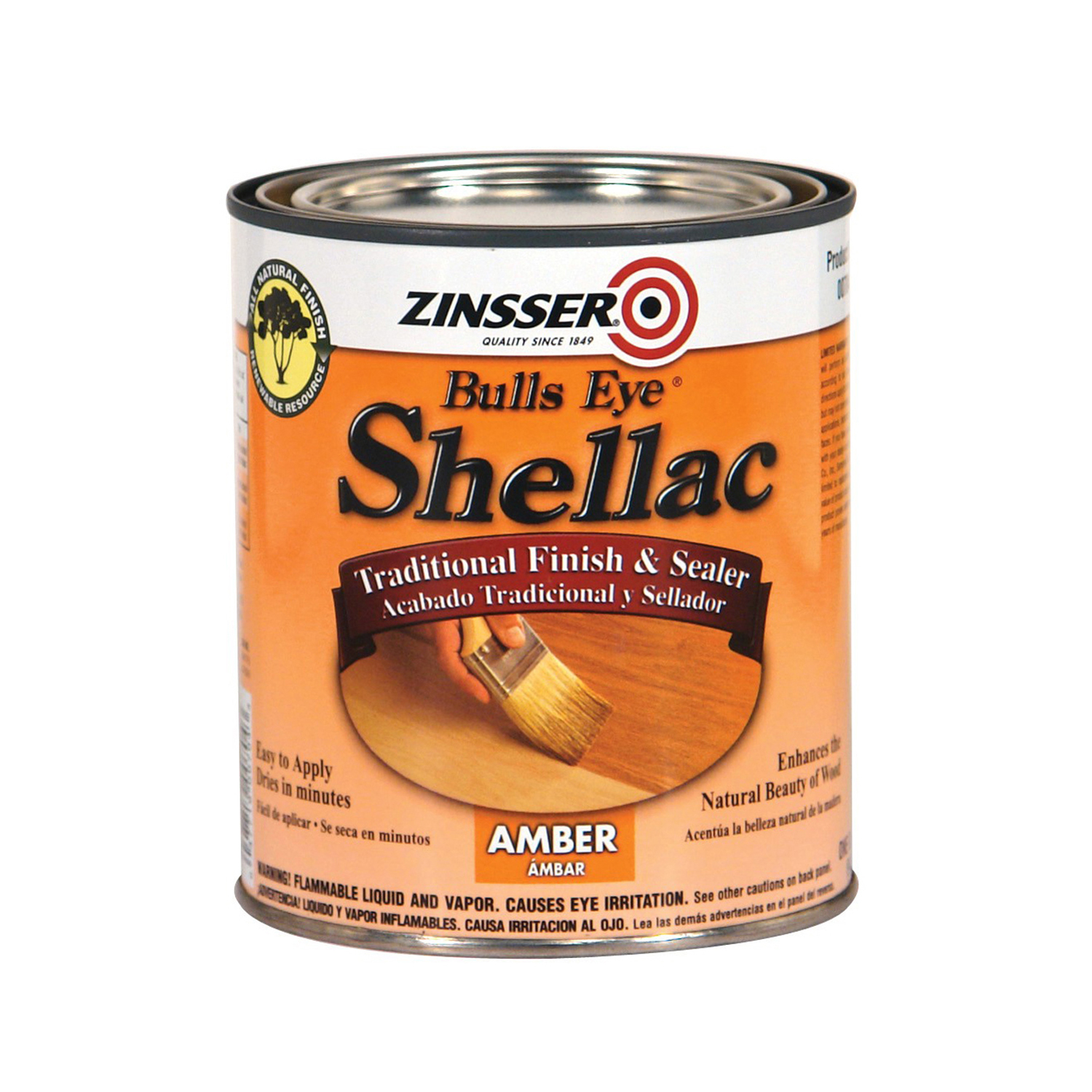 Bulls Eye 1-Qt. Amber Shellac
