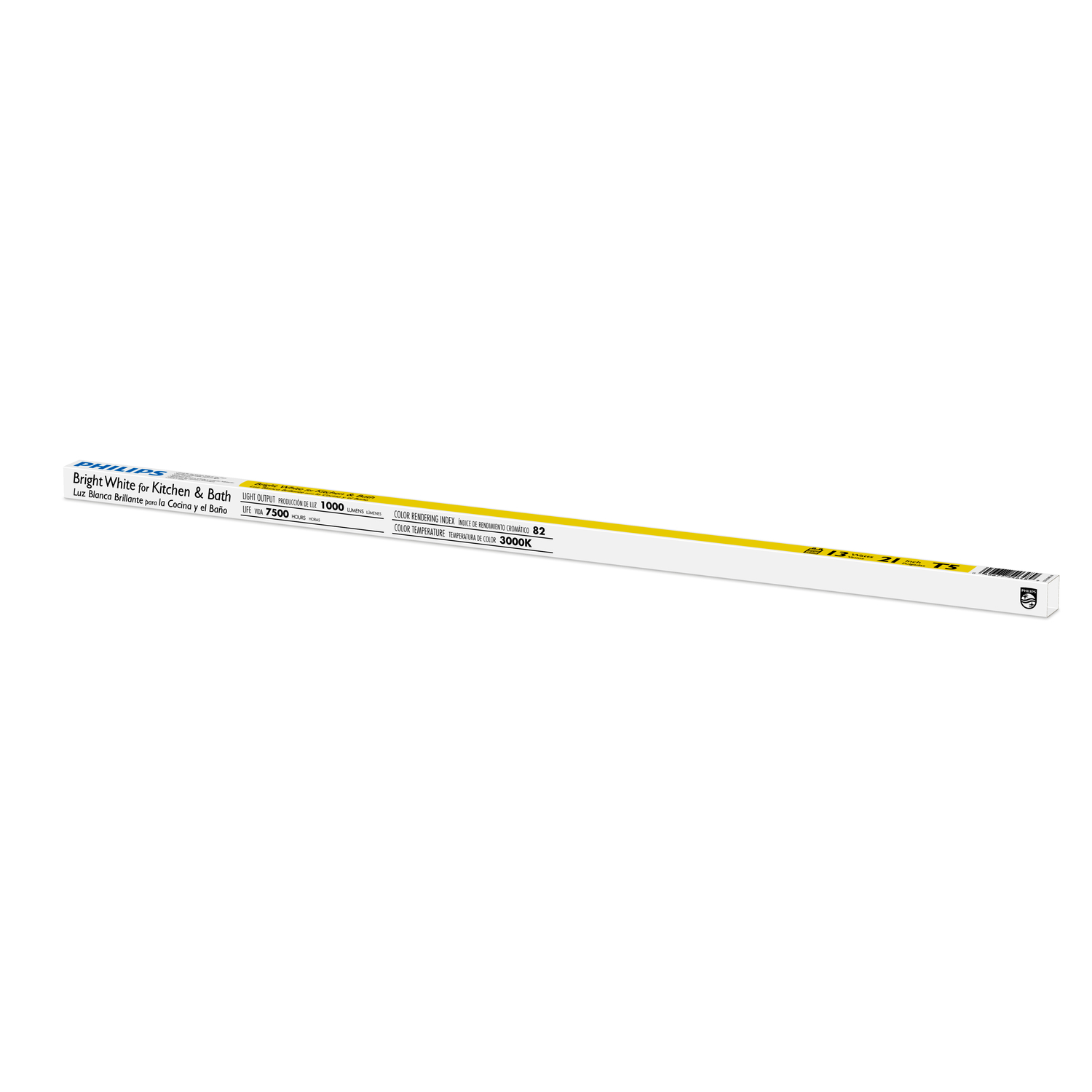 Philips 13W 21 In. Bright White T5 Miniature Bi-Pin Fluorescent Tube Light Bulb