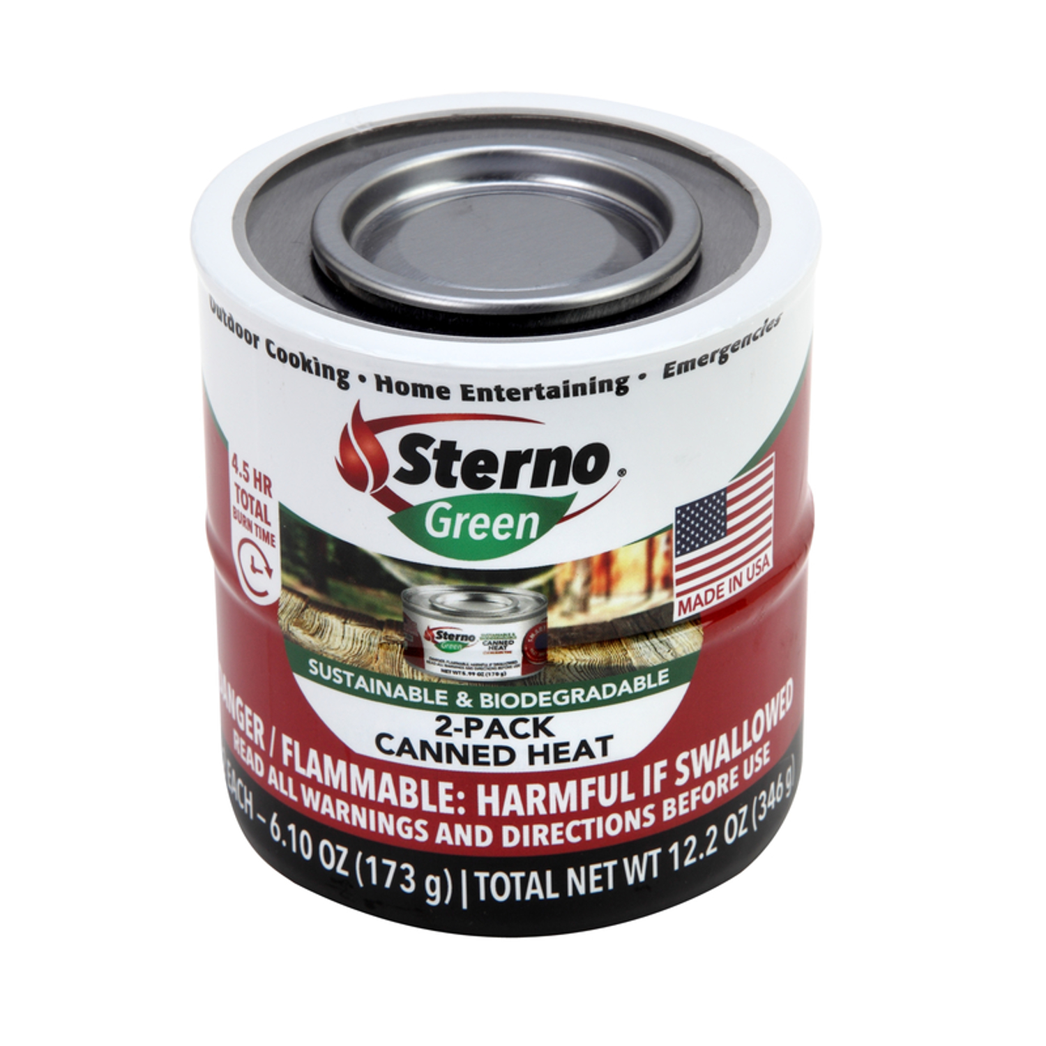 Sterno Canned Heat 6.96 Oz. Gel Chafing Fuel (2-Pack)