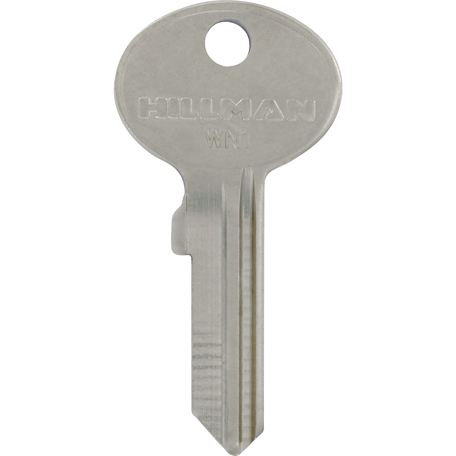 HILLMAN KeyKrafter Universal House/Office Key Blank 268 Single For Wind Mailbox Locks Silver