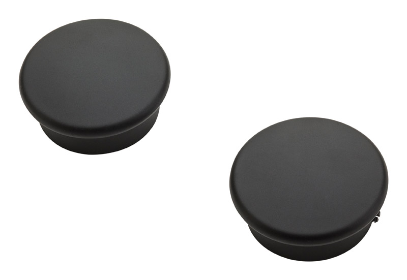 V8602 Oil Rubbed Bronze Closet Rod End Caps For 1-1/4 To 1-5/16 Diameter Poles