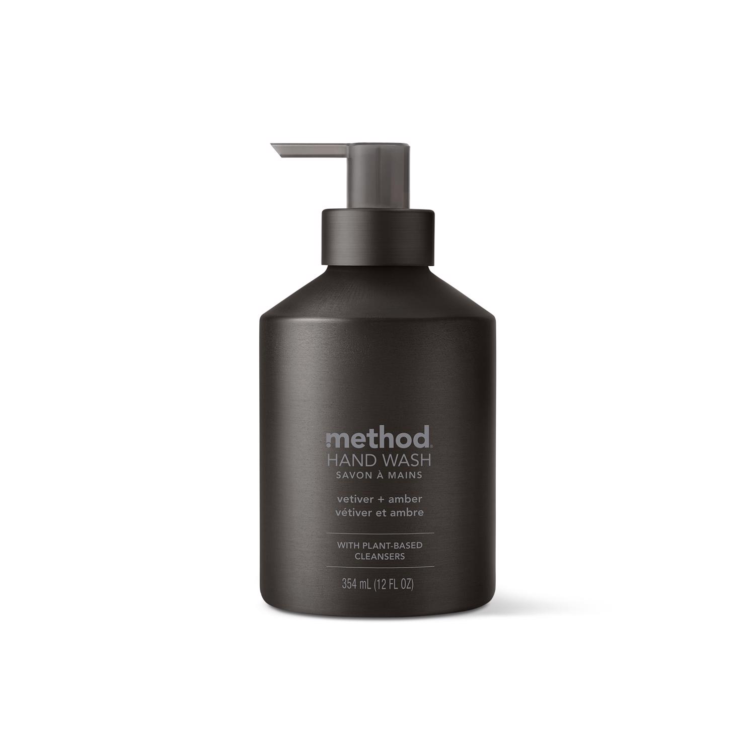 Premium Gel Hand Wash, Vetiver & Amber Scent, 12-oz .