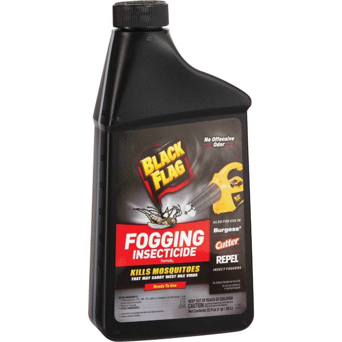 HARDWARE INTER 32 Oz. Outdoor Fogger Insecticide For 1/2 Acre Coverage ...