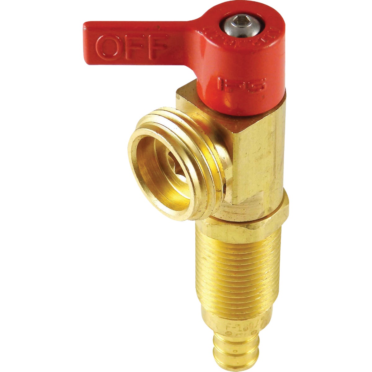 Pex Washing Machine Valve, Hot Water, 1/2 In.