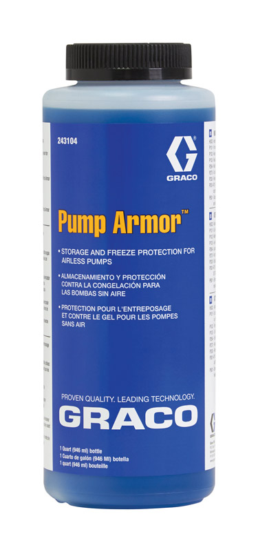 Pump Armor Storage Fluid, 1 Quart - Protects Airless Paint Sprayers
