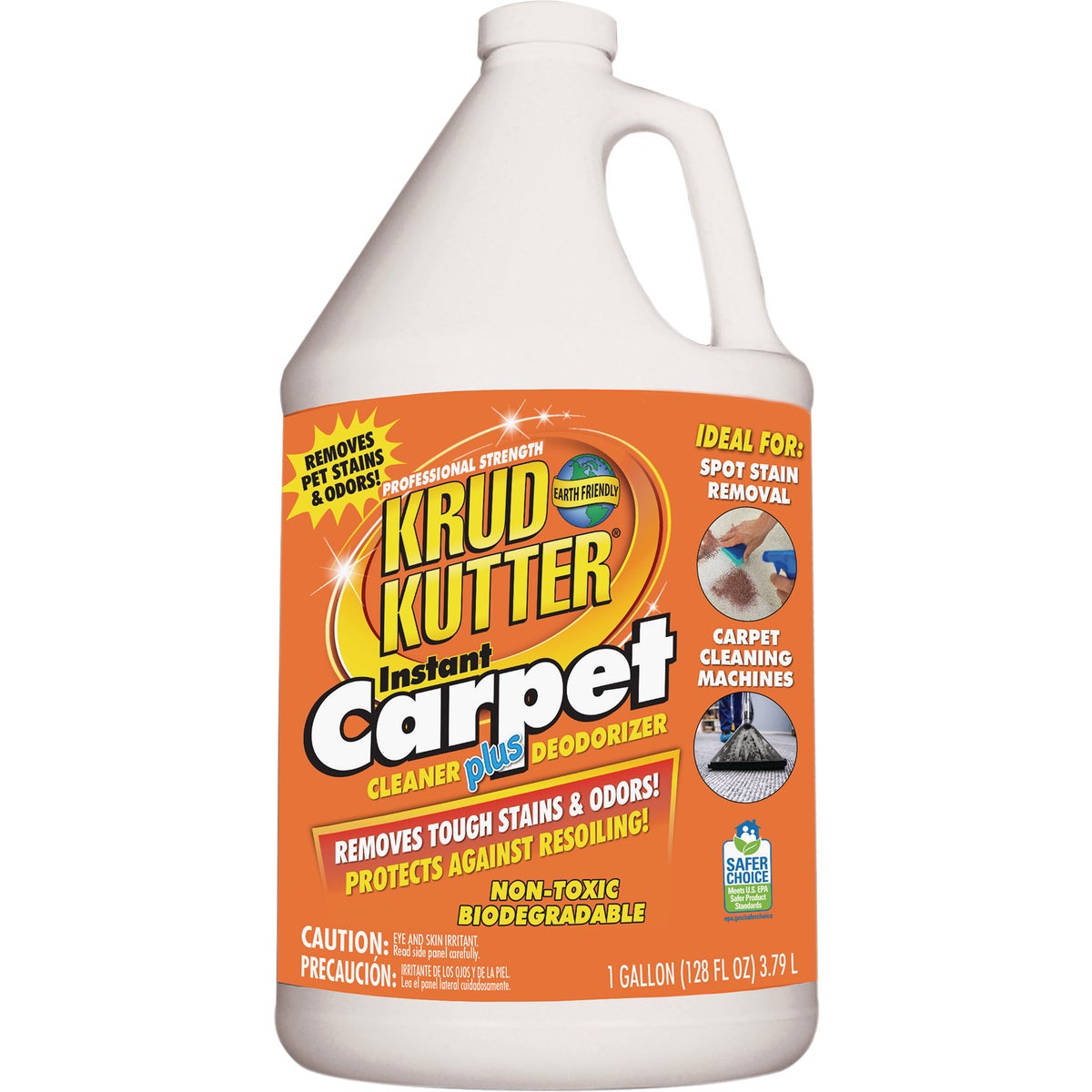 1 Gallon Instant Carpet Cleaner Stain Remover And Deodorizer