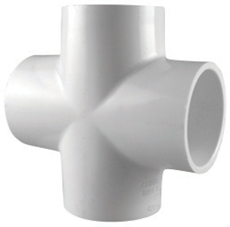 Charlotte Pipe Schedule 40 1-1/2 in. PVC Pipe Cross