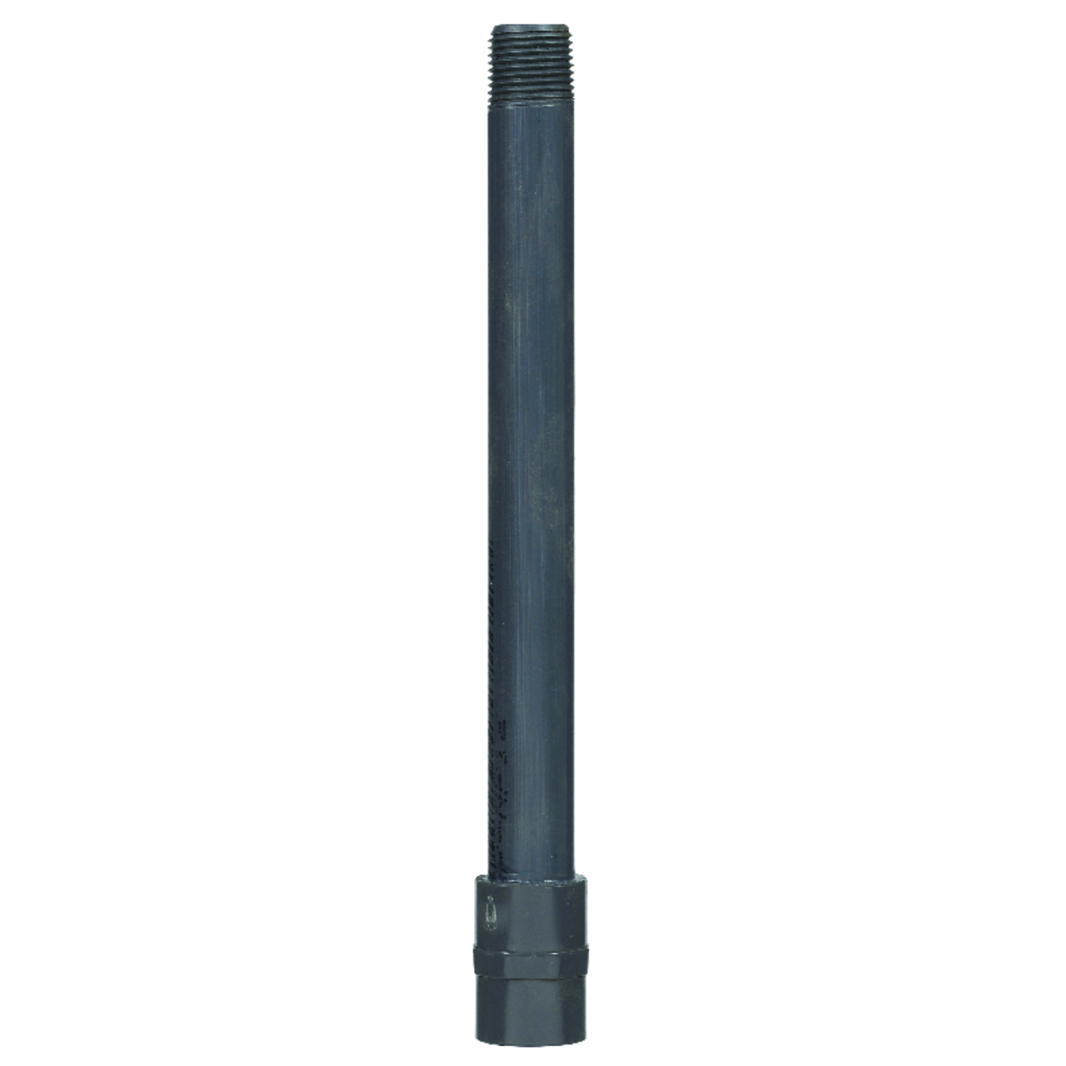 Schedule 80 PVC Coupler Pipe Nipple, 1/2 x 8 In.