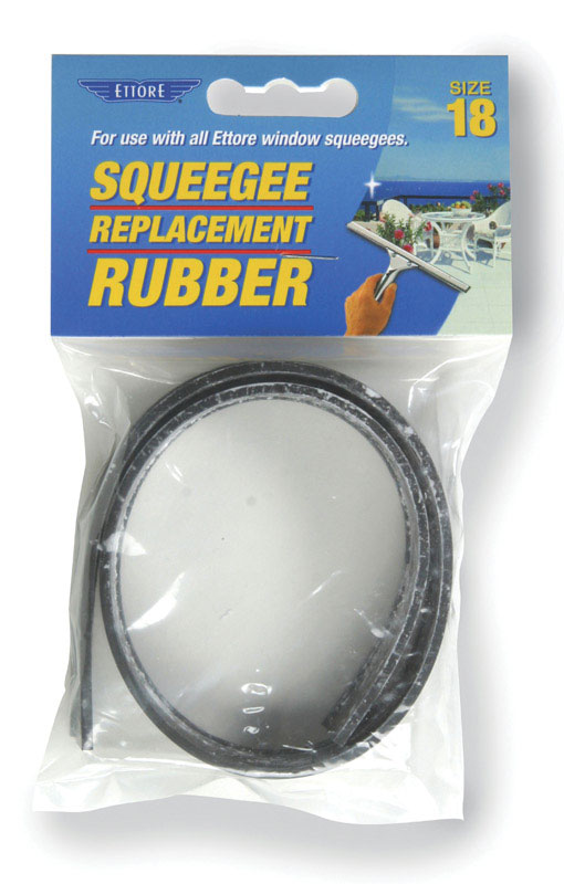 Squeegee Replacement Blade, Rubber, 18 In.