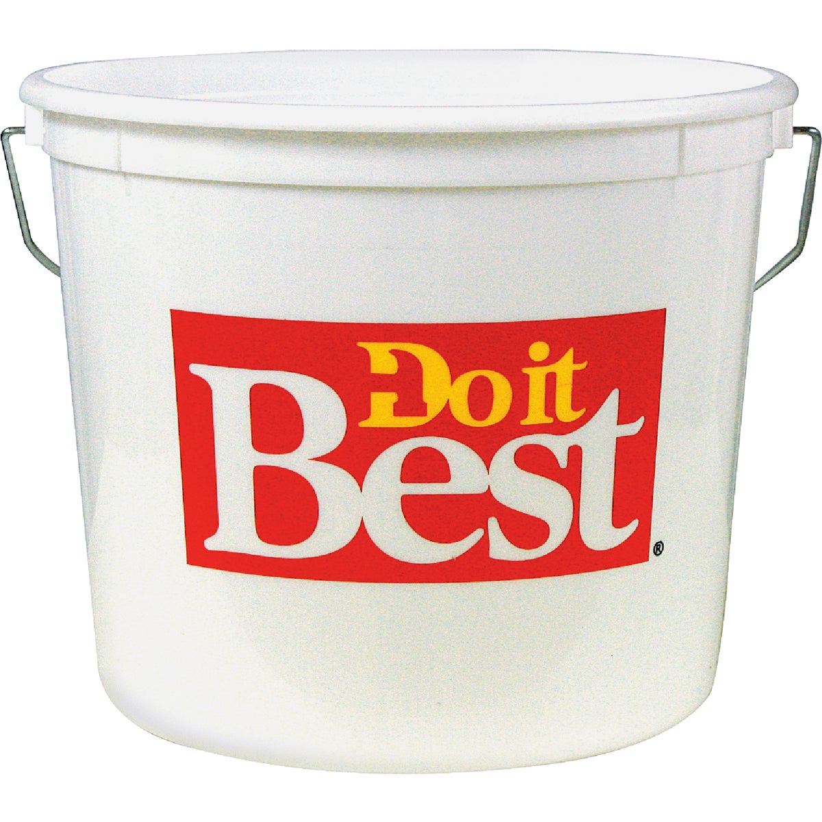 Do it Best 5 Qt. White Polysteel Bucket