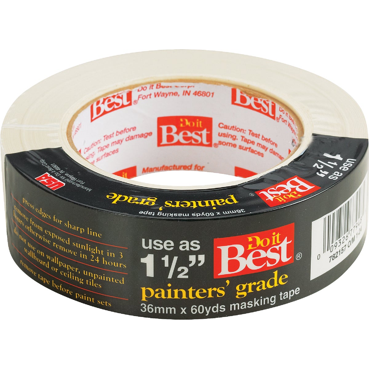 1.41 In. X 60 Yd. Painters Grade Masking Tape For Professional Use