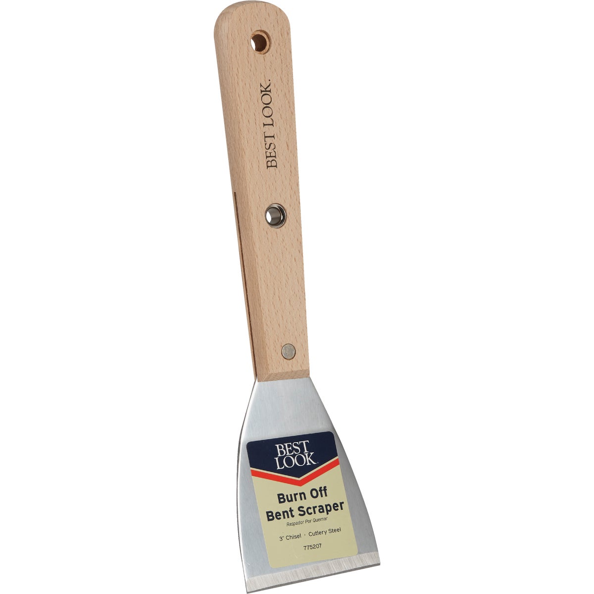 3 Inch Long Handle Burn-off Scraper With Heat-treated Steel Blade