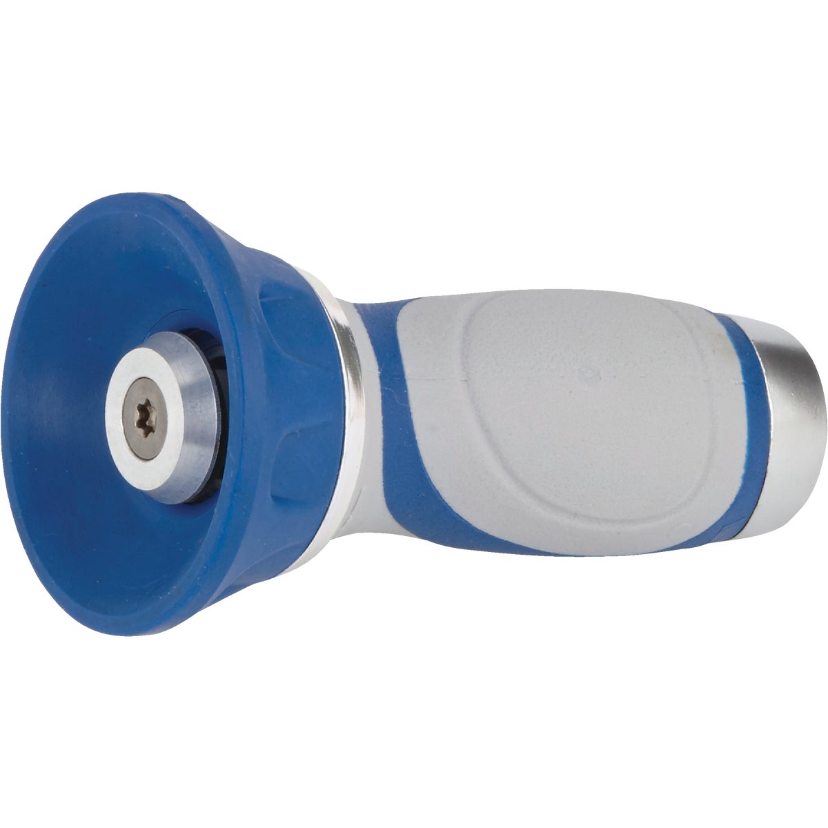 Metal Power Flow Twist Nozzle With Adjustable Spray And Comfort Grip