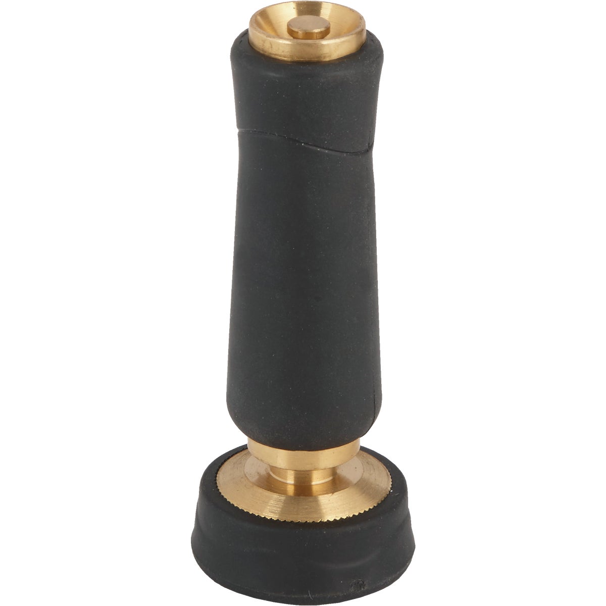 Brass Twist Nozzle With Overmold - Adjustable Spray, Quick Turn Control