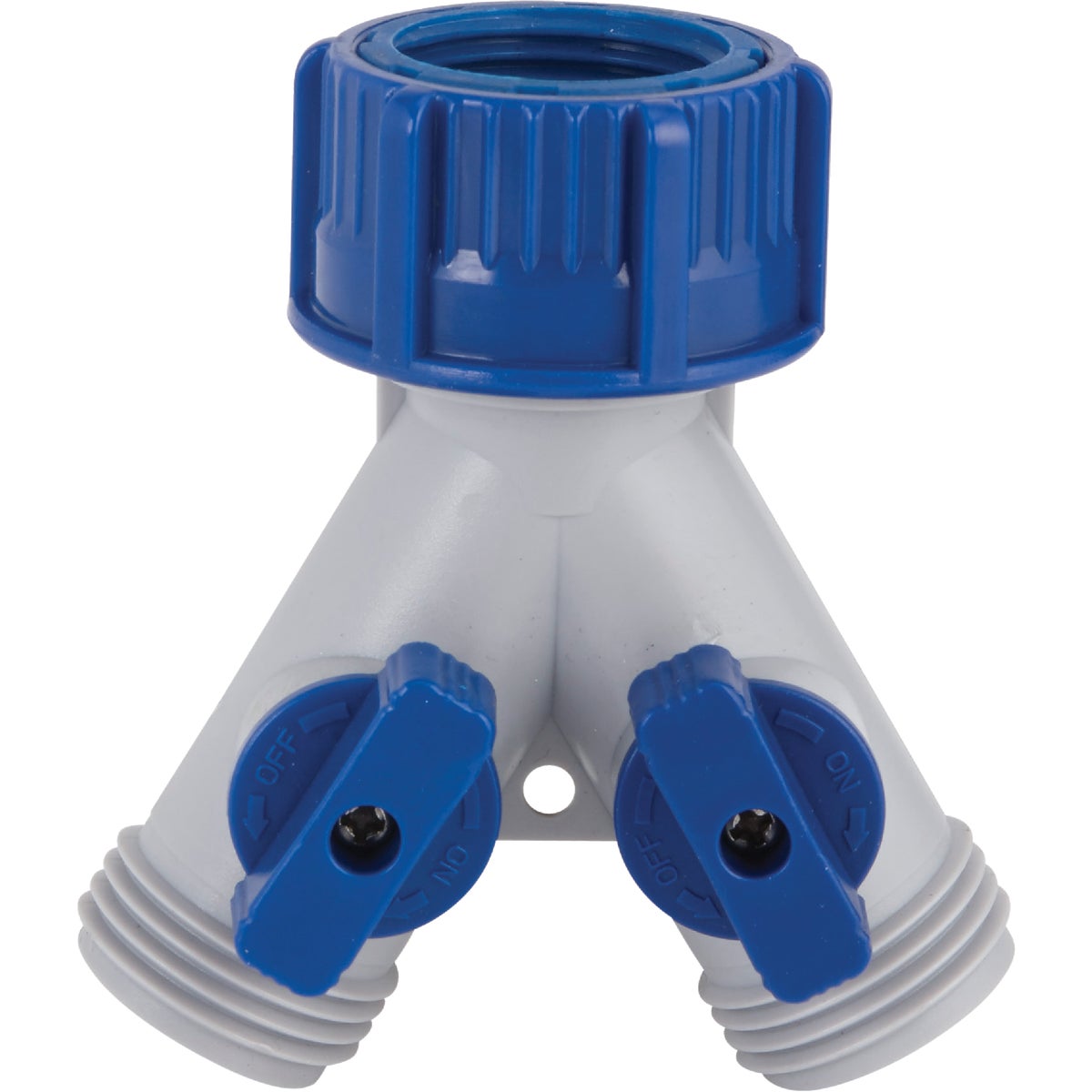 Poly Y-connector Double Hose Shutoff - Model 37076