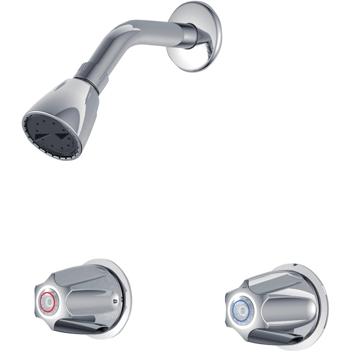 Chrome 2 Metal Handle Compression Shower Faucet F20k1101cp-jpa3