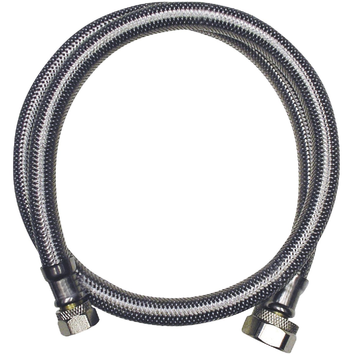 Do it Best 3/8 In. C X 1/2 In. F X 9 In. L. Braided Stainless Steel Faucet Supply Line
