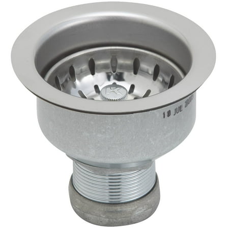 3-1/2 In. Stainless Steel Long Shank Basket Strainer Assembly