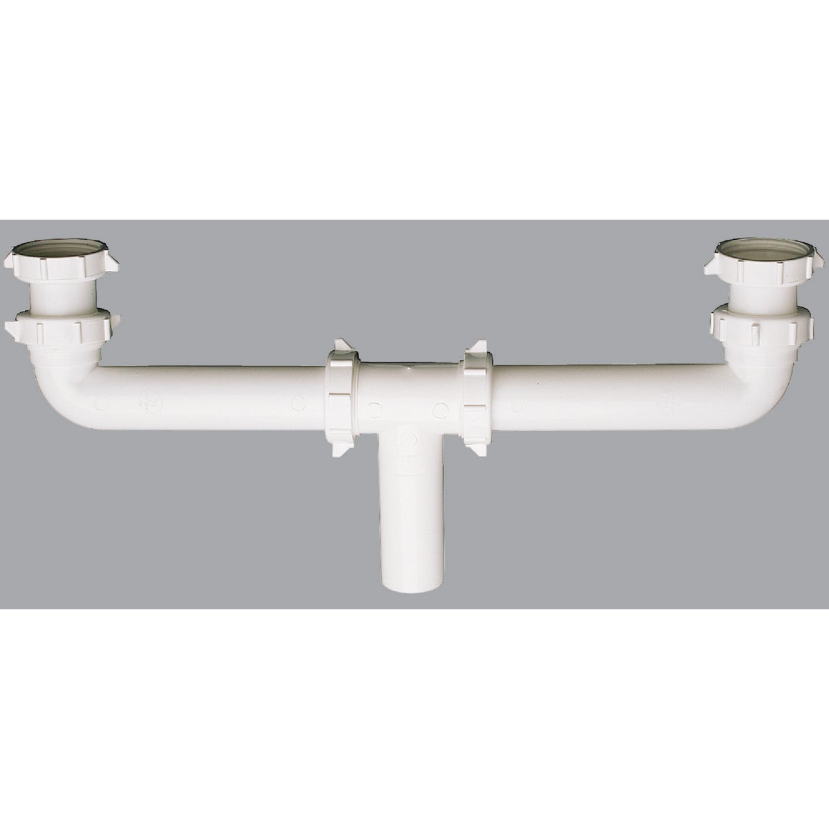 1-1/2 In. X 16 In. White Polypropylene Center Outlet Waste With Baffle Tee