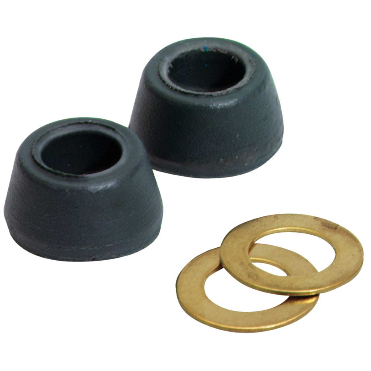 3/8 In. X 23/32 In. Black Cone Faucet Washer With Friction Rings