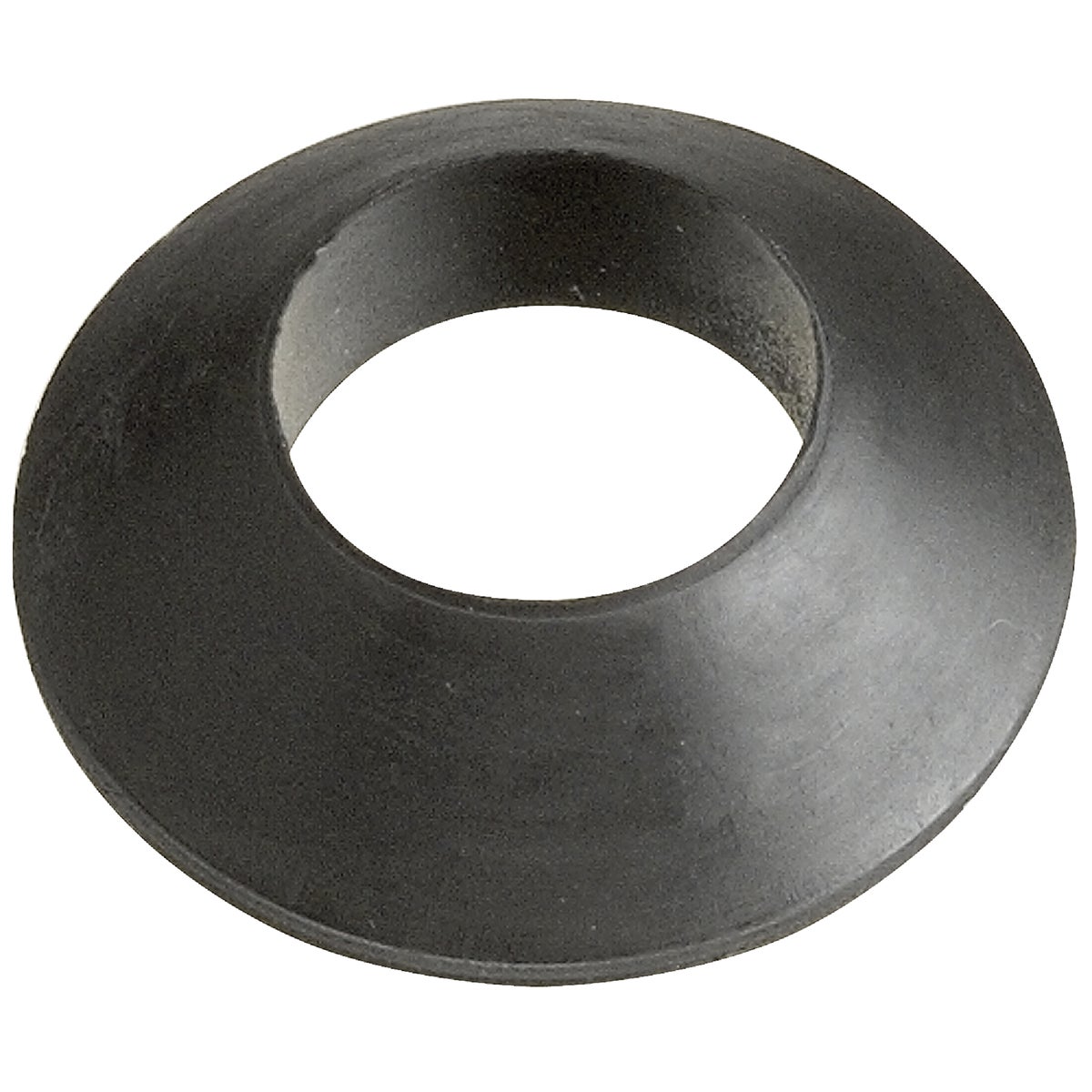 Black Rubber Ballcock Shank Washer - Universal Fit, Beveled Design, Model 413813