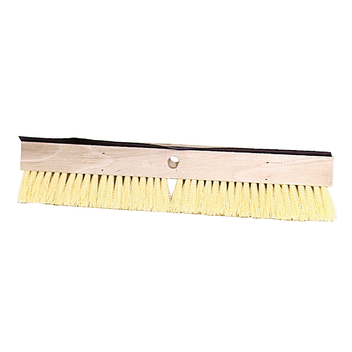 18 Inch Squeegee Driveway Brush With Hardwood Block And Polypropylene Fiber