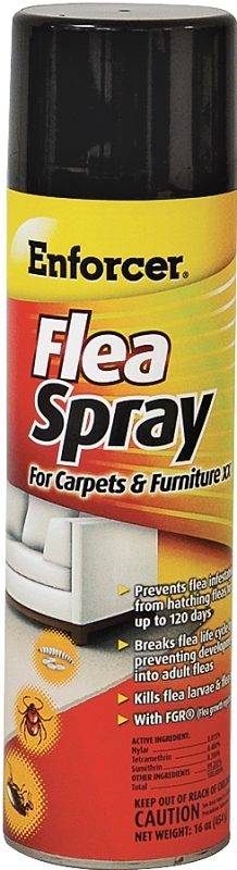 14 Oz. Aerosol Spray Flea & Tick Killer For Carpets And Furniture