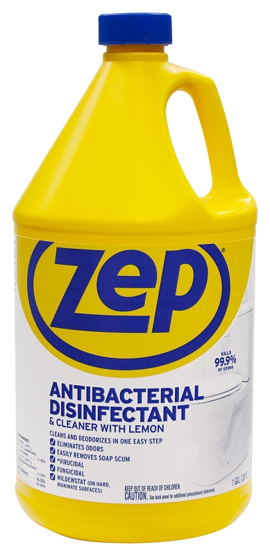 Zep 128 Oz. Lemon Antibacterial Disinfectant All-Purpose Cleaner