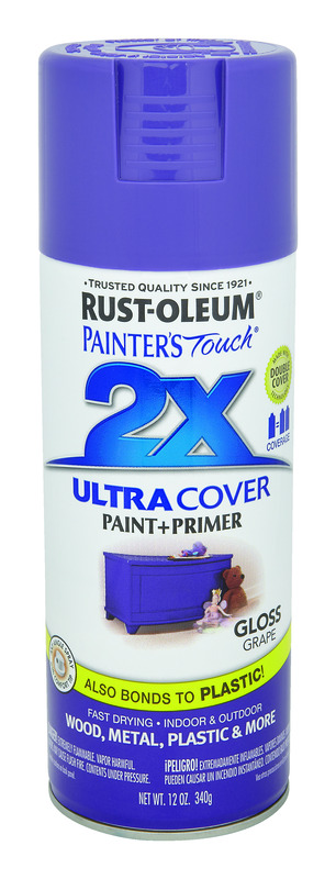2x Ultra Cover 12 Oz. Gloss Grape Spray Paint