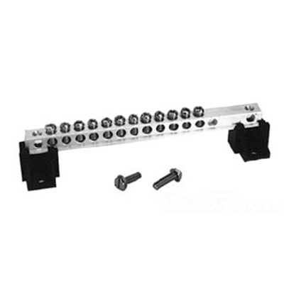 Tgk12 12-hole Load Center Ground Bar Kit For Powermark Gold/plus Loadcenter