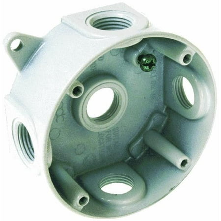 Weatherproof Outdoor Round Electrical Box 4" Model 5981-1