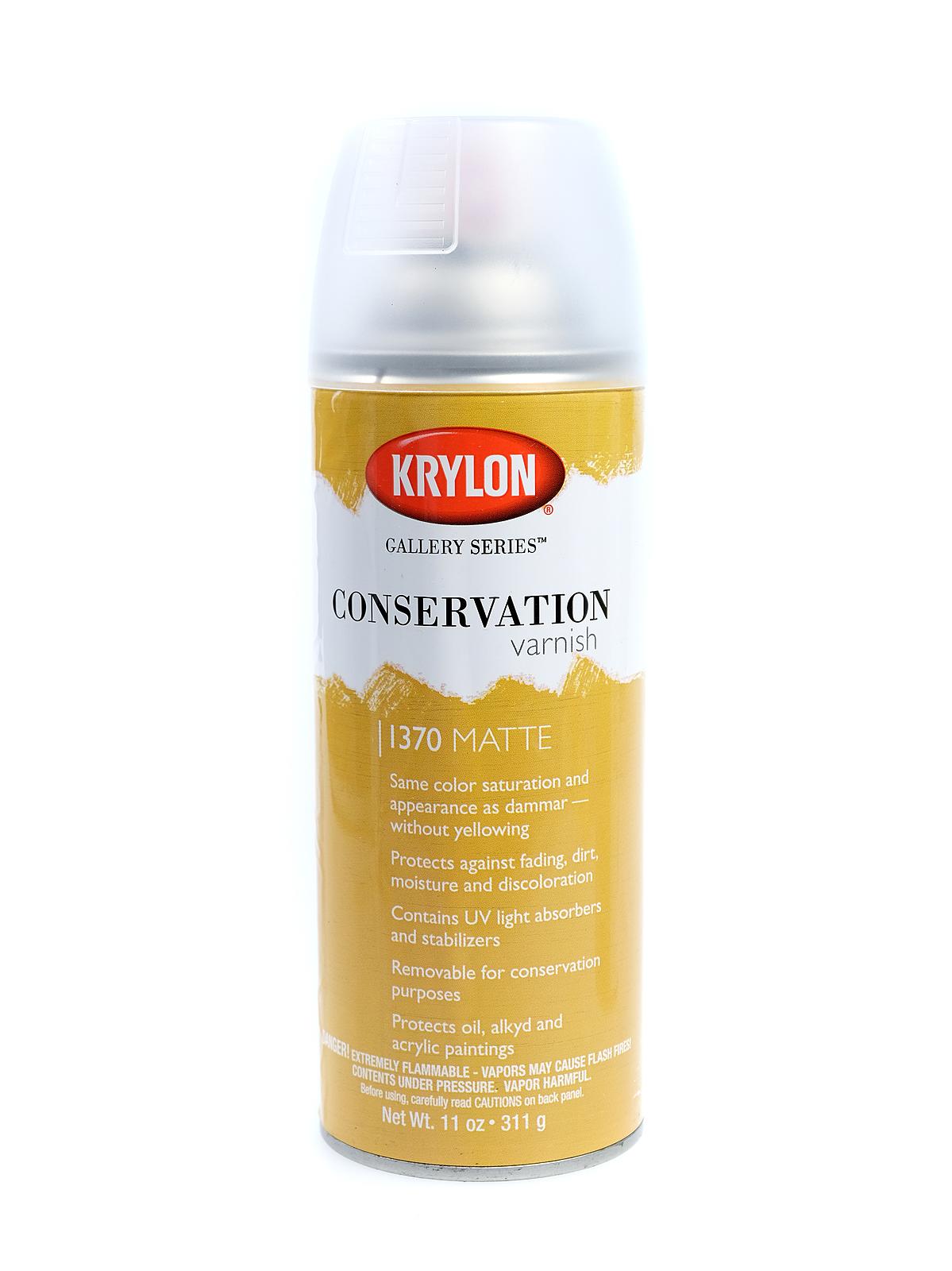 K1371 11-ounce Conservation Gloss Varnish Spray For Art And Craft Projects