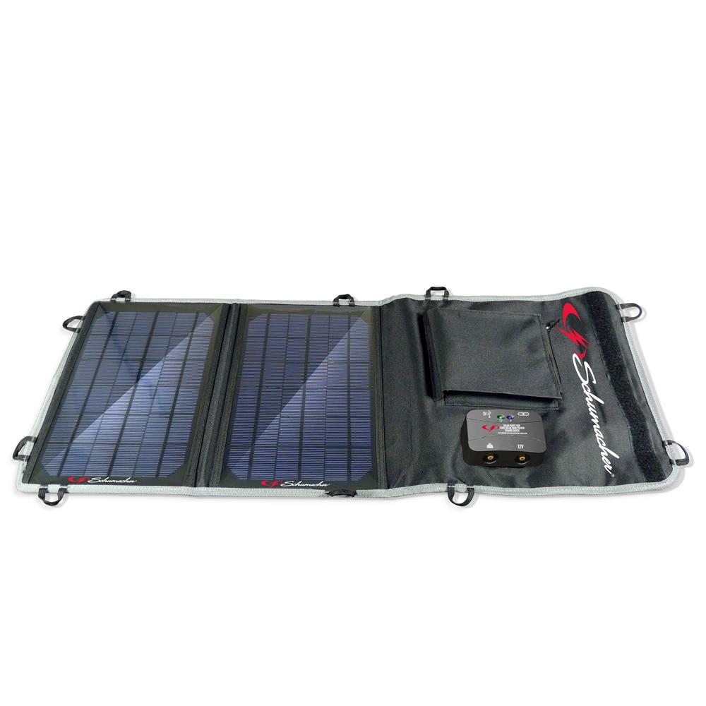 10-watt Foldable Solar Panel With Usb Port - Model Scm-10906