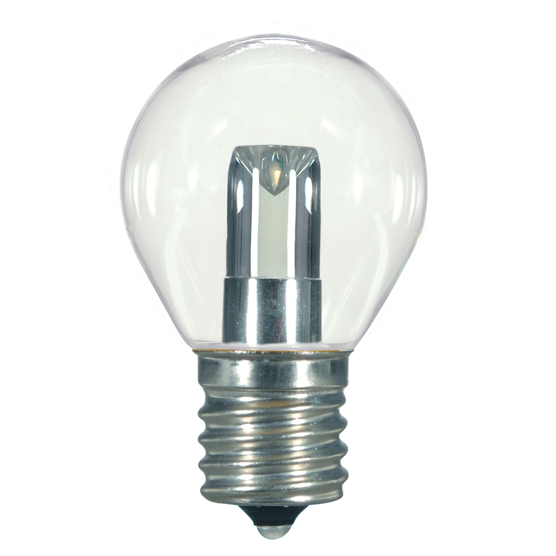 Satco Lighting S9167 Clear Satco Lighting S9167 Single 1 Watt S11 Intermediate (E17) Led