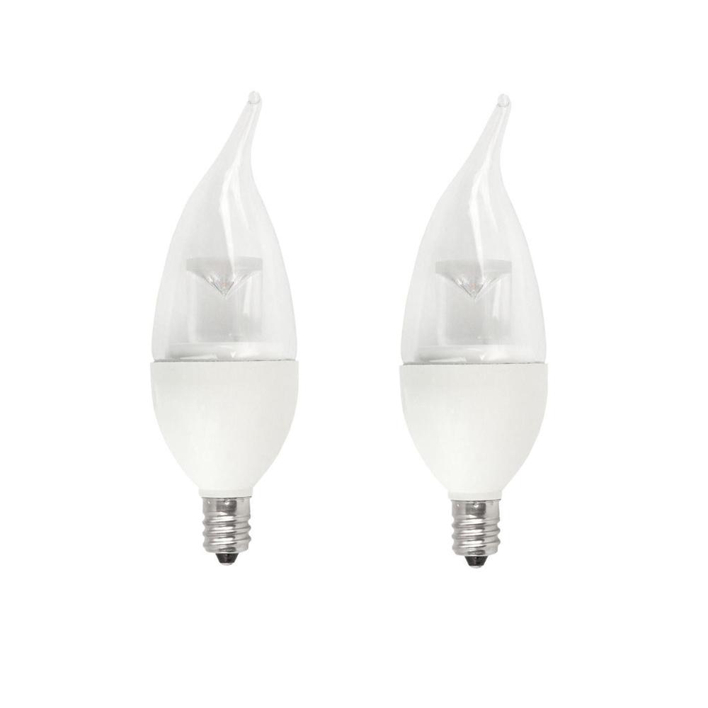 TCP RLDCF5W27K2 5w Flame LED 2 Pack Bulb