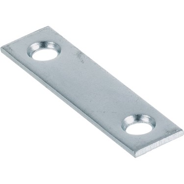 2 X 1/2 Mending Plate, Zinc Plated Hillman Mending Plates 851676 008236866483