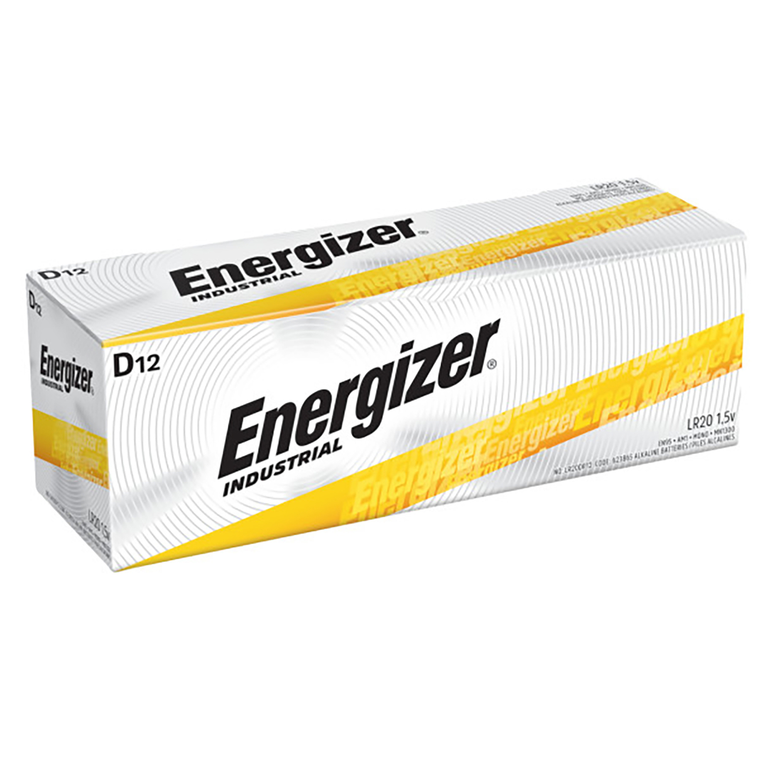 Energizer Industrial D Alkaline Battery (12-Pack)