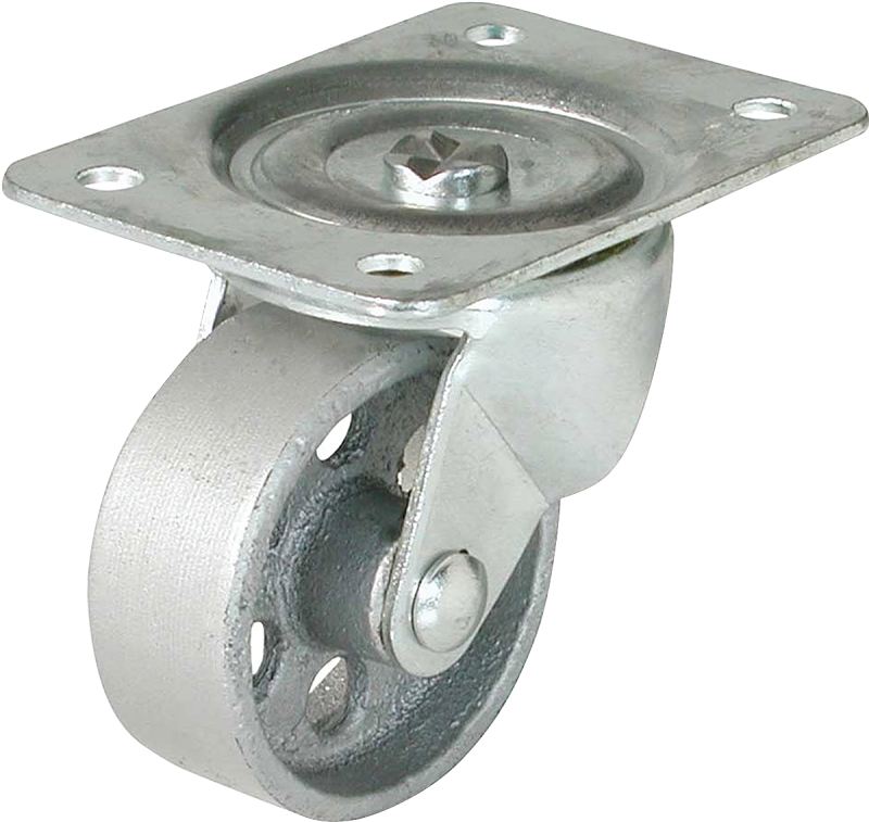 Shepherd Hardware 4 In. Cast-Iron General-Duty Swivel Plate Caster
